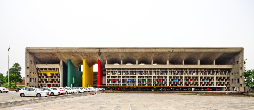 Sculptural high court in Chandigarh -Flickr